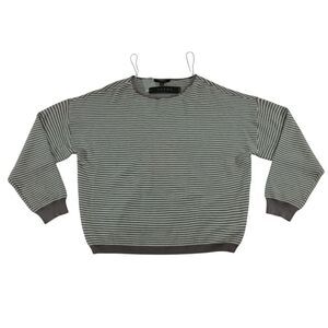 Cyrus Striped Crew Neck‎ Sweater Long Sleeve Casual Pullover Size L